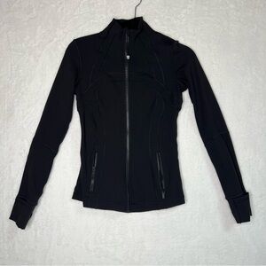 Lululemon Women’s Define Jacket Nulu Size 4 Black Full Zip Athletic Pockets